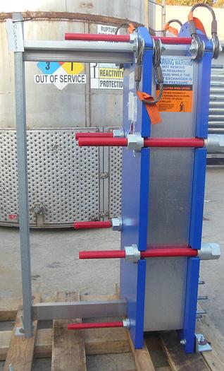 Unused Heat Exchanger, Plate, 367 SF, S/st, Alfa Laval, #S742805