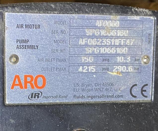 Used ARO Pump AF0660 & AF0623S11FF47 Pump Assembly