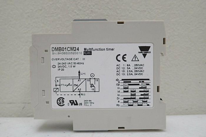 Used Carlo Gavazzi DMB01CM24 Multifunction Timer