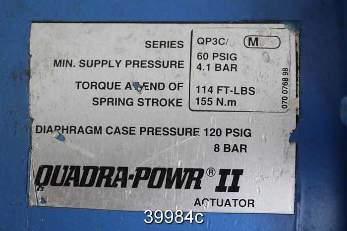 Used Neles Jamesbury QP3C/M Quadra-Powr II Actuator #39984