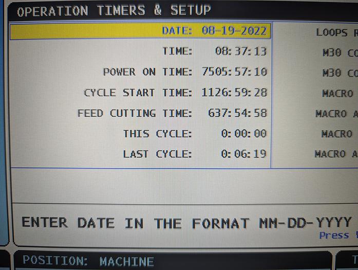 Used 2016 HAAS DS30 CNC Turning Center