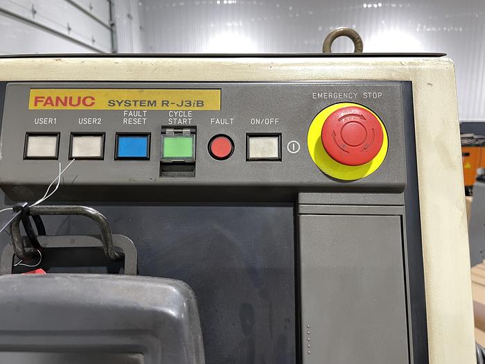 Used FANUC FANUC ARC MATE 120iB MIG WELDING CELL WITH LINCOLN 455M AND INDEX TABLE 5' X 8' RJ3iB CONTROL