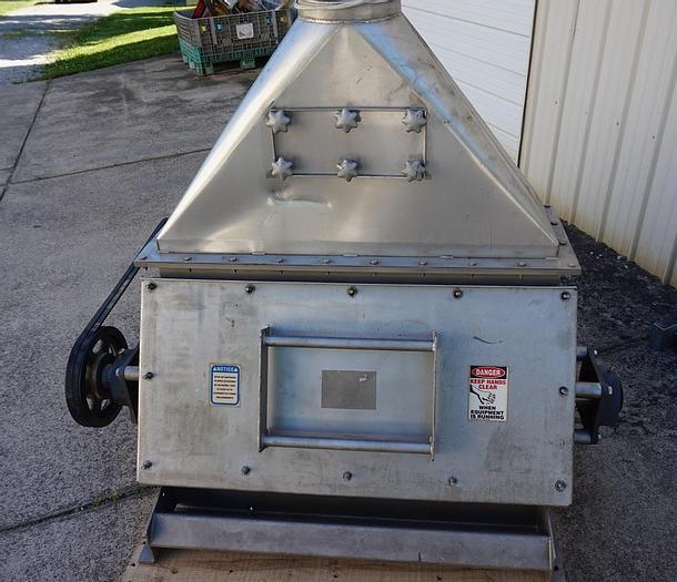 Used 16″ x 36″  M & P FOOD GRADE HAMMERMILL – T-316L S/S – 40 HP (#9485)