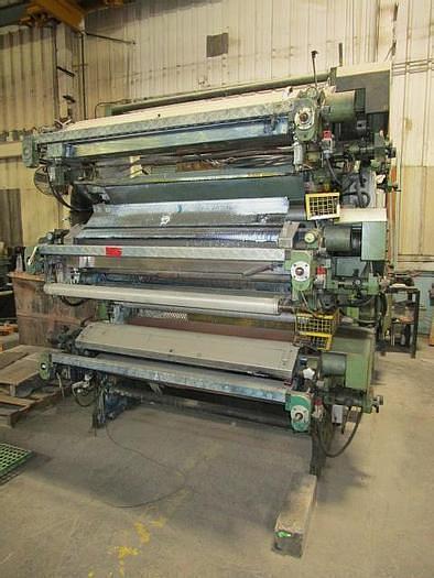 Used 60" WIDE 6 COLOR STACK PRESS