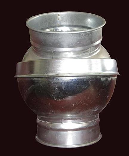 8" Ball Joints, Rolled Lip both ends or Rolled Lip to Flex Hose End