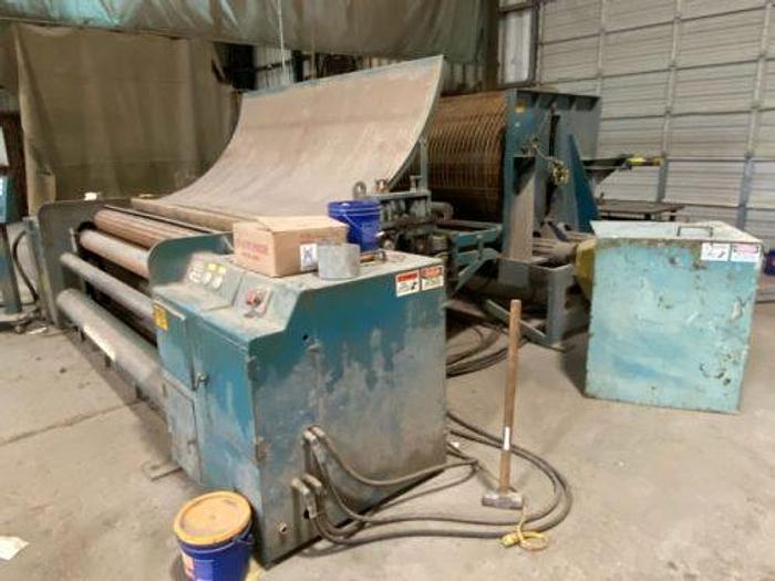 Used 2002 Wire Mesh Roller With Cutter