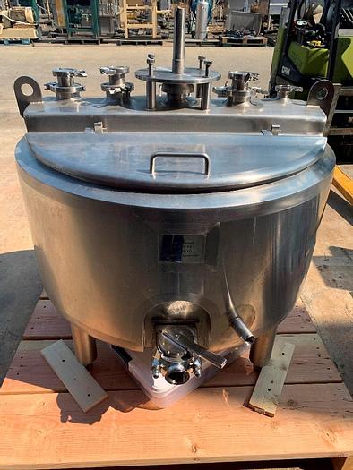 Used Tank, 50 Gallon, S/st, Jkt, Scrape Agit, Batch Pasteurizer #S744252