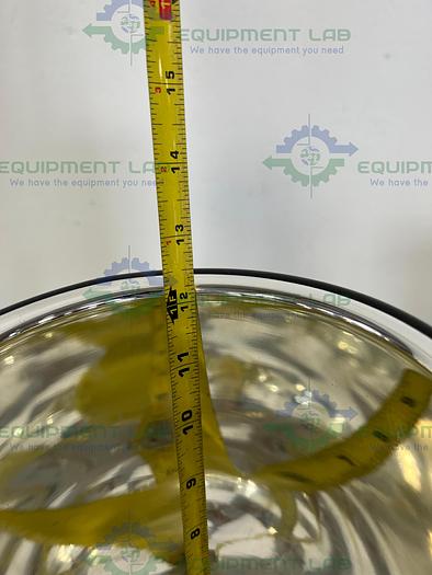 Used Chemglass  Stainless Steel Dewar Flask w/ Carrying Handle 177mm OD x 304mm Height