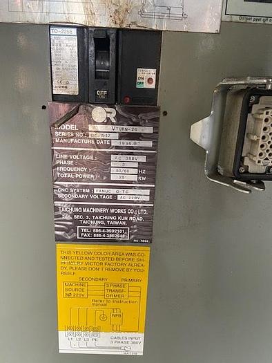 Used BRUGT CNC DREJEBÆNK FABRIKAT VICTOR, MODEL V-TURN 26