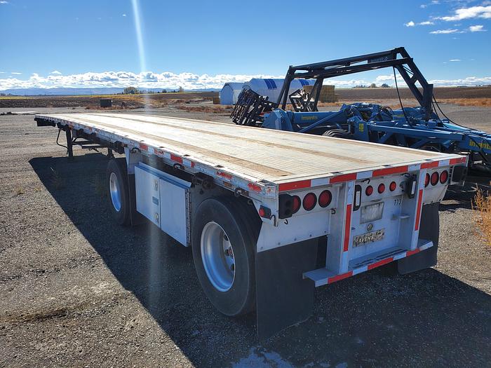 Used 2000 Ravens 48' x 96" Flatbed Trailer