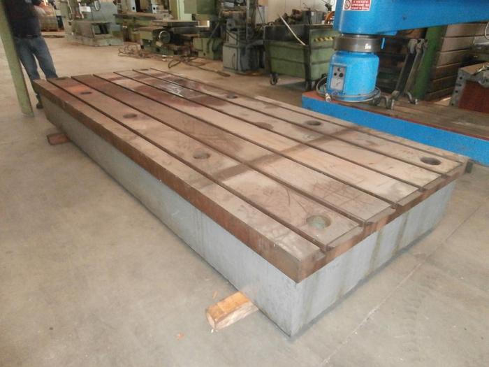 Used CAST IRON ”T” SLOTTED FLOOR PLATE