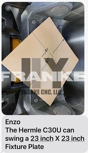 Used 2004 HERMLE C30U dynamic