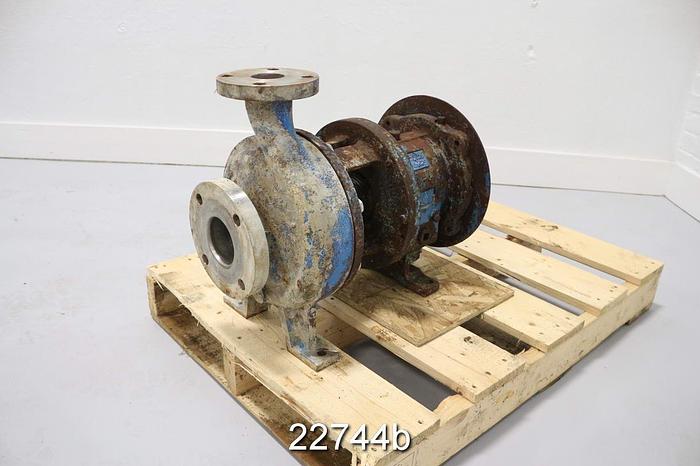 Used Goulds 3196 Pump, 2 X 3 X 8, Stainless Steel Casing #22744