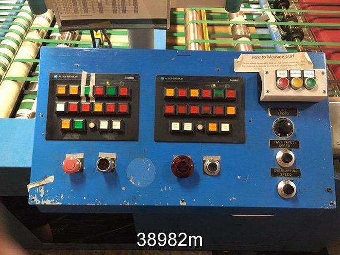 Used Jagenberg  SYNSTAR-E 1996 Dual Rotary Knife Sheeter, 65" Sheet Width #38982