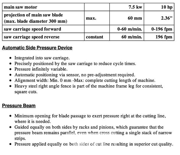 Used 2016 Holzma HPP130-3200 Panel Saw
