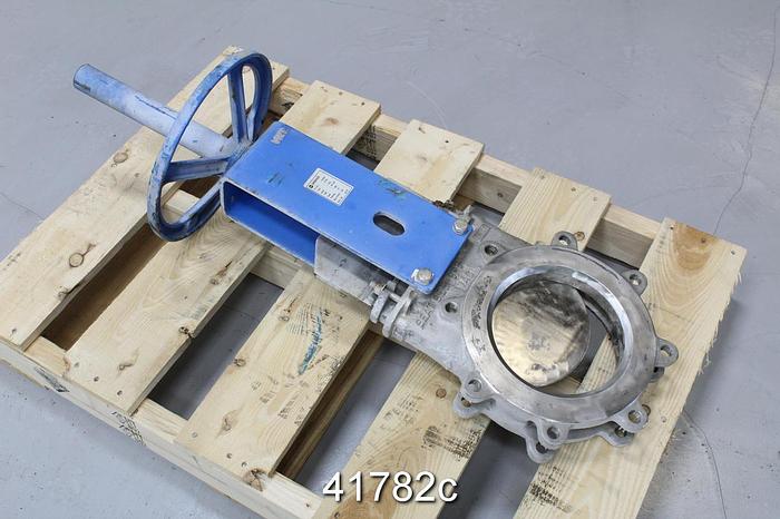 Used Orbinox ET04 8" Hand Operated Knife Gate Valve #41782