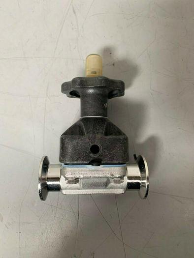 Used ITT Pure-FLO 1-316L-RA20MAX-CWP150 Diaphragm Valve  w/ 1" Sanitary Fittings