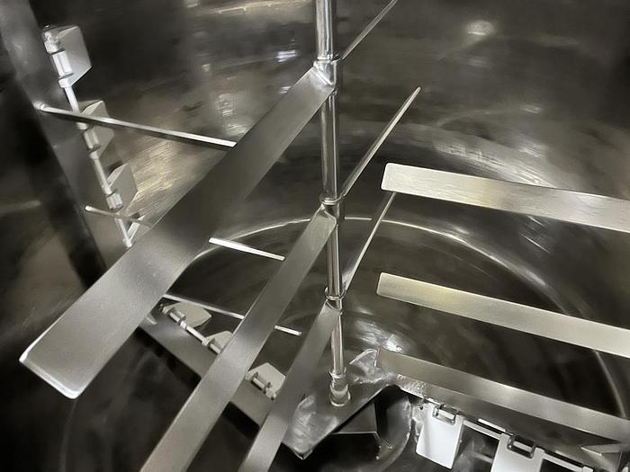 Used 500 GALLON CREPACO DUAL MOTION MIX TANK - S/S - JACKETED