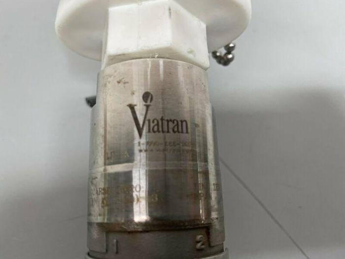 Used Viatran 23BTBDA571AG Stainless Steel Pressure Transducer w/ 1" Sanitary Fitting
