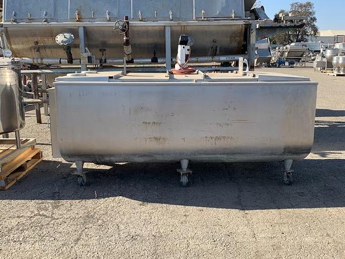Used Sunset 585 Gallon Stainless Steel Milk Farm Tank