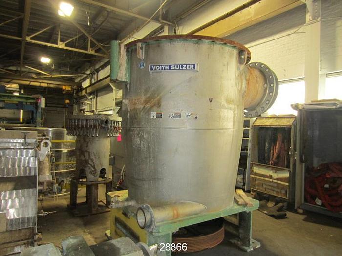 Used Voith VPS 35 Pressure Screen With Multifoil Rotor #28866