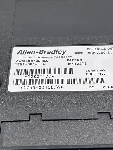 Used Allen-Bradley 1756-OB16E Ser A 1492-IFM20D24N Ser A