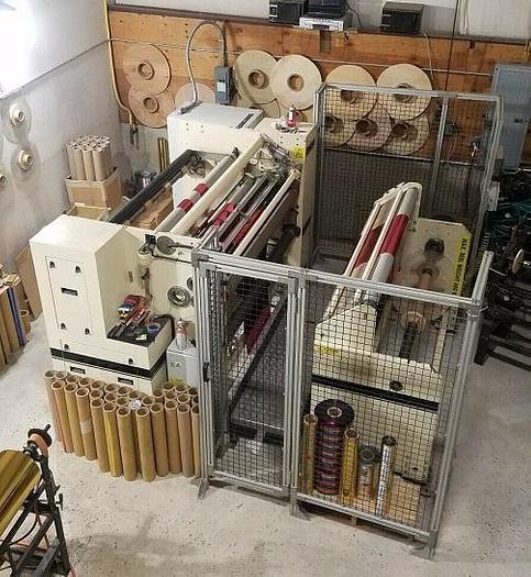 Used 60" ELITE CAMERON SLITTER REWINDER CW600 MFG 2007