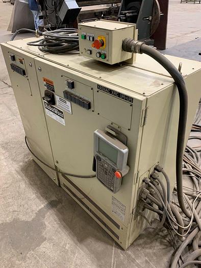 Used (2) Motoman UP6 Weld Cell with Rotary Trunion Tables