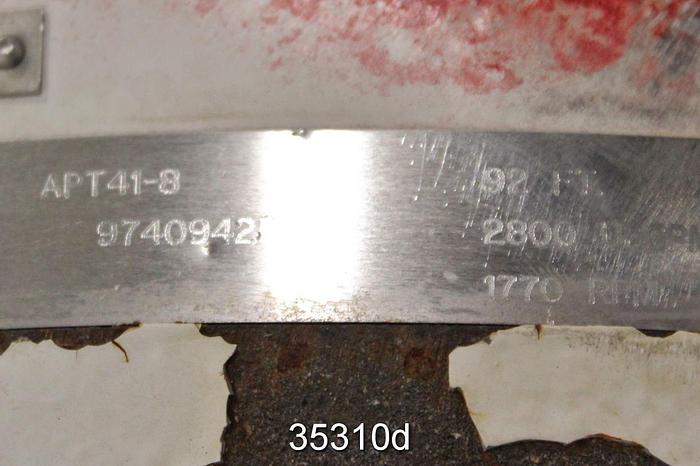 Used Sulzer APT41-8 Pump 5 Vane Impeller #35310