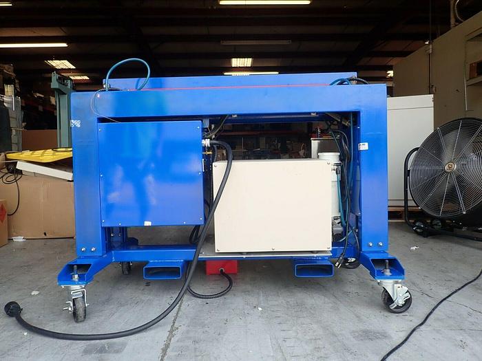 Used Aline HD-36DD Horizontal Vacuum Impulse Heat Sealer W/ Remcor CH250A Chiller