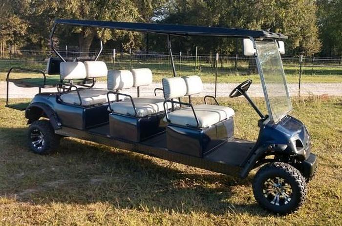 Used Yamaha Limo Golf Cart - 8 Passenger