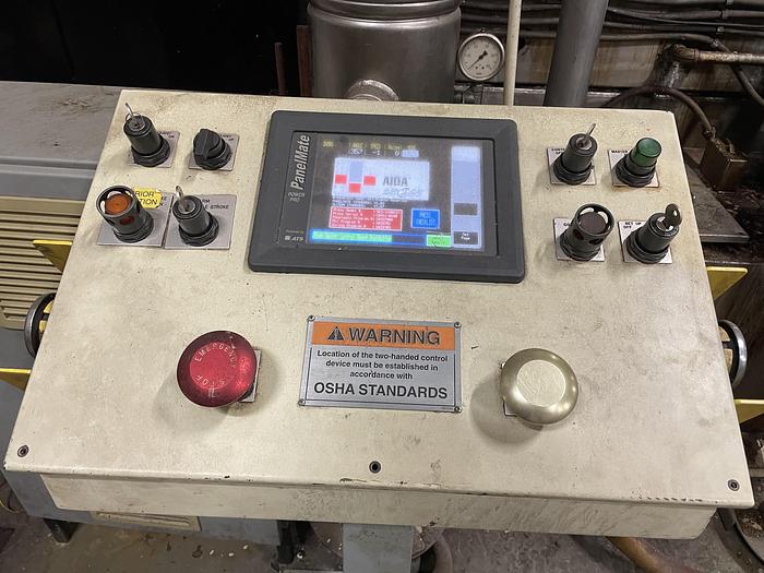 Used 121 ton AIDA single pt. Gap Frame Press