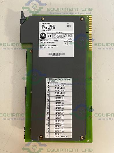 Allen Bradley 1771-IBD Series B Input Module 10-30 VDC, 16 Point