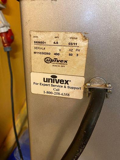 Used Univex 80qt fully guarded planetary mixer