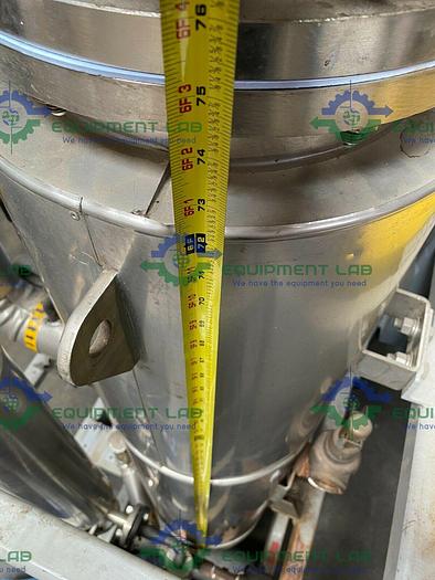 Used Meco  Vertical Shell & Straight Tube Heat Exchanger 125 PSIG w/ SS Frame & Gauges