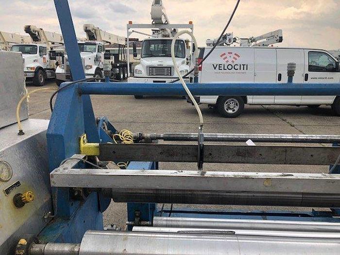 Used 54" R & K   MDL.  SRW 1 CANTILEVER  DUPLEX COUNTER ROLL REWINDER