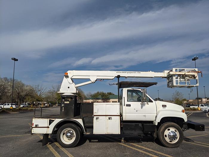Used UNDER CDL!!! 2001 gmc 6500 Posi plus 800-40 cable placer bucket truck!! Super clean! UNDER CDL!!!