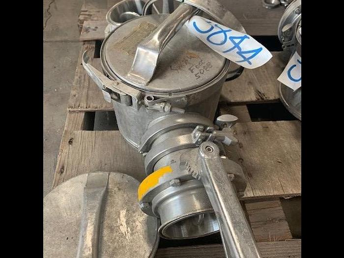 Used 4" Stainless Steel Magnetic Trap with SPX Valves