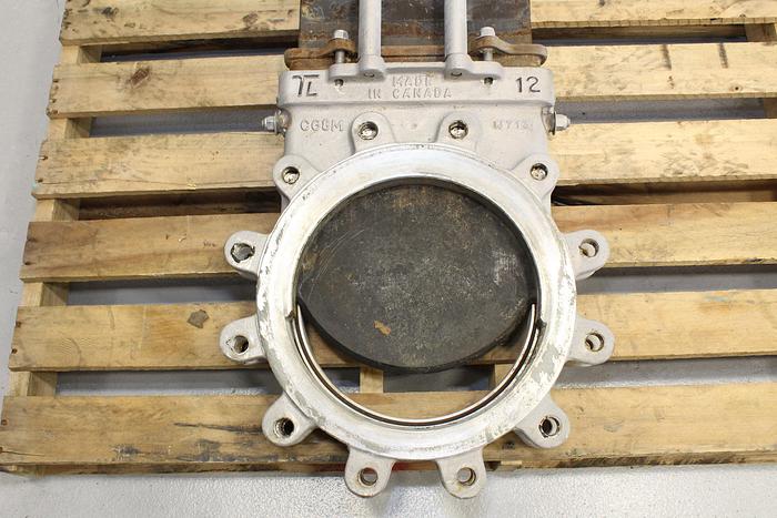 Used True Line 12" Hand Operated Knife Gate Valve #44011
