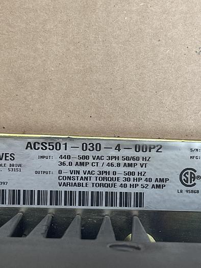 Used ABB ACS501-030-4-00P2