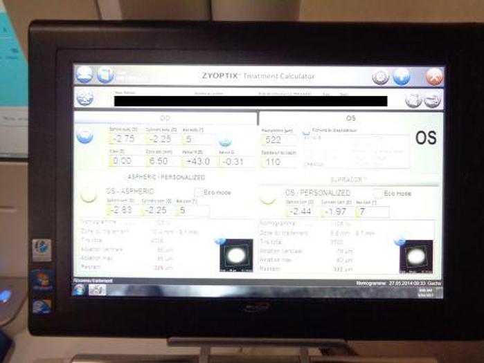 Used BAUSCH & LOMB Technolas 217P Zyoptix Laser - Excimer