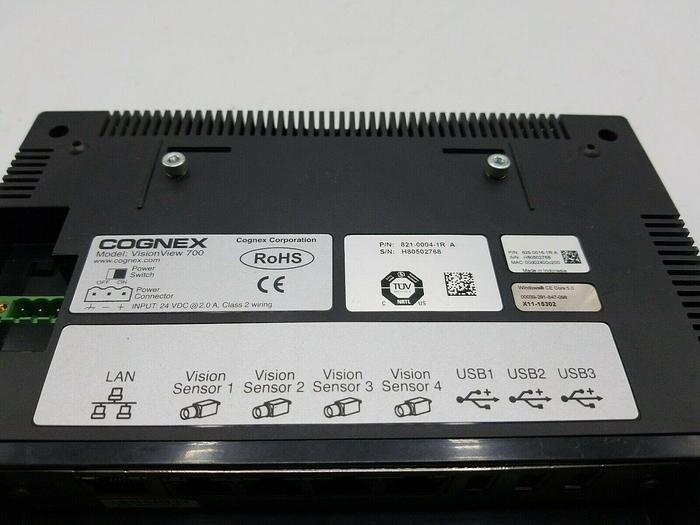 Used Cognex VisionView 700 Touch Screen Interface Type:821-0004-1R A