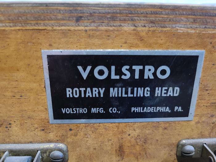 Used Volstro Rotary Milling Head for Milling Machine Excellent Condition