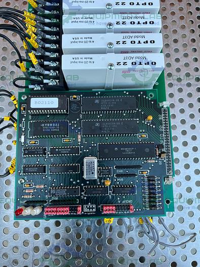 Used Opto 22  PB16AH Control Board w/ Opto 22 Modules AD3T, AD10T2, DA5, DA3T