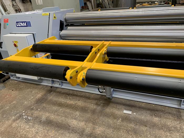 UZMA 4 roll Hydraulic bending rollers 3mm - 22mm  1050mm - 4000mm
