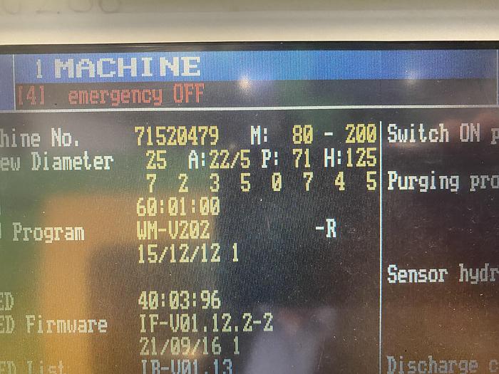 Used 1999 Demag ERGOtech System 800-200 Injection Moulding Machine