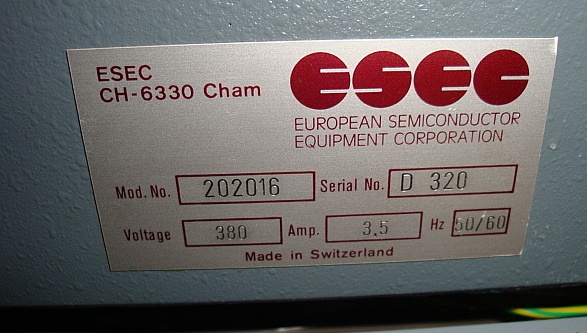 Used ESEC 2005 APLF Soft Solder Die Bonder TO220 Qty 2