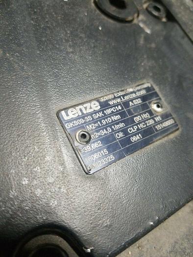 Used Lenze MCS 19P14-RS0P2-Z0H0-ST6S00N-R0SU Lenze GKS09-3S SAK 19PC14