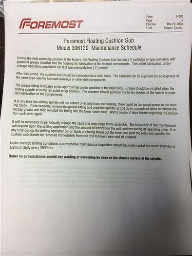 Used 0 Foremost Barber 306130