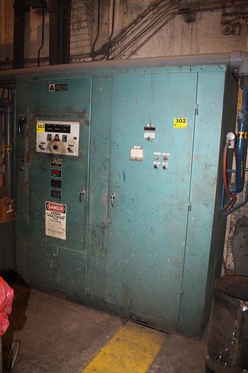 1991 AJAX MAGNETHERMIC 500KW 1KHZ PACER-I INDUCTION POWER SUPPLY.